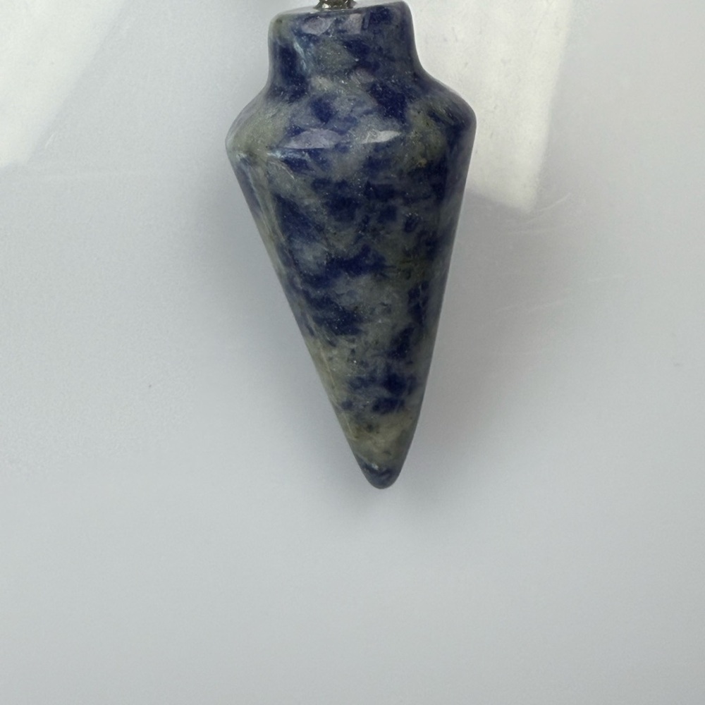 Blue and Gray Stone Pendant